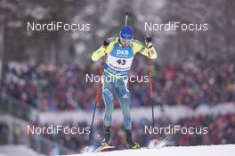 05.03.2016, Oslo, Norway (NOR): Fredrik Lindstroem (SWE) - IBU world championships biathlon, sprint men, Oslo (NOR). www.nordicfocus.com. © NordicFocus. Every downloaded picture is fee-liable.