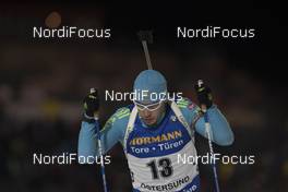 01.12.2016, Oestersund, Sweden, (SWE): Yan Savitskiy (KAZ) - IBU world cup biathlon, individual men, Oestersund (SWE). www.nordicfocus.com. © Manzoni/NordicFocus. Every downloaded picture is fee-liable.