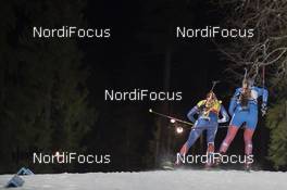 30.11.2016, Oestersund, Sweden, (SWE): Gabriela Koukalova (CZE), Ekaterina Glazyrina (RUS), (l-r) - IBU world cup biathlon, individual women, Oestersund (SWE). www.nordicfocus.com. © Manzoni/NordicFocus. Every downloaded picture is fee-liable.