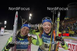 30.11.2016, Oestersund, Sweden, (SWE): Anna Magnusson (SWE), Hanna Oeberg (SWE), (l-r) - IBU world cup biathlon, individual women, Oestersund (SWE). www.nordicfocus.com. © Manzoni/NordicFocus. Every downloaded picture is fee-liable.