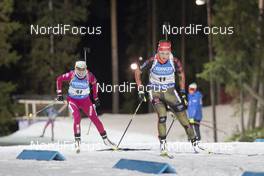 30.11.2016, Oestersund, Sweden, (SWE): Nadezhda Skardino (BLR), Franziska Preuss (GER), (l-r) - IBU world cup biathlon, individual women, Oestersund (SWE). www.nordicfocus.com. © Manzoni/NordicFocus. Every downloaded picture is fee-liable.