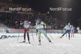 30.11.2016, Oestersund, Sweden, (SWE): Natalija Kocergina (LTU), Hanna Oeberg (SWE), (l-r) - IBU world cup biathlon, individual women, Oestersund (SWE). www.nordicfocus.com. © Manzoni/NordicFocus. Every downloaded picture is fee-liable.