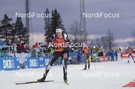 04.12.2016, Oestersund, Sweden, (SWE): Julian Eberhard (AUT) - IBU world cup biathlon, pursuit men, Oestersund (SWE). www.nordicfocus.com. © Manzoni/NordicFocus. Every downloaded picture is fee-liable.