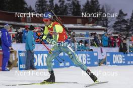 04.12.2016, Oestersund, Sweden, (SWE): Fredrik Lindstroem (SWE) - IBU world cup biathlon, pursuit men, Oestersund (SWE). www.nordicfocus.com. © Manzoni/NordicFocus. Every downloaded picture is fee-liable.