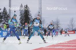 04.12.2016, Oestersund, Sweden, (SWE): Anais Bescond (FRA) - IBU world cup biathlon, pursuit women, Oestersund (SWE). www.nordicfocus.com. © Manzoni/NordicFocus. Every downloaded picture is fee-liable.
