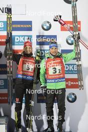 27.11.2016, Oestersund, Sweden, (SWE): Franziska Preuss (GER), Erik Lesser (GER) - IBU world cup biathlon, single mixed relay, Oestersund (SWE). www.nordicfocus.com. © Manzoni/NordicFocus. Every downloaded picture is fee-liable.