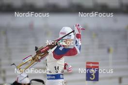 03.12.2016, Oestersund, Sweden, (SWE): Johannes Thingnes Boe (NOR) - IBU world cup biathlon, sprint men, Oestersund (SWE). www.nordicfocus.com. © Manzoni/NordicFocus. Every downloaded picture is fee-liable.