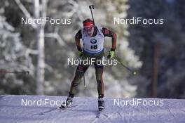 03.12.2016, Oestersund, Sweden, (SWE): Benedikt Doll (GER) - IBU world cup biathlon, sprint men, Oestersund (SWE). www.nordicfocus.com. © Manzoni/NordicFocus. Every downloaded picture is fee-liable.