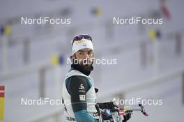 03.12.2016, Oestersund, Sweden, (SWE): Simon Fourcade (FRA) - IBU world cup biathlon, sprint men, Oestersund (SWE). www.nordicfocus.com. © Manzoni/NordicFocus. Every downloaded picture is fee-liable.