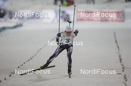 03.12.2016, Oestersund, Sweden, (SWE): Felix Leitner (AUT) - IBU world cup biathlon, sprint men, Oestersund (SWE). www.nordicfocus.com. © Manzoni/NordicFocus. Every downloaded picture is fee-liable.