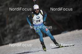 03.12.2016, Oestersund, Sweden, (SWE): Simon Fourcade (FRA) - IBU world cup biathlon, sprint men, Oestersund (SWE). www.nordicfocus.com. © Manzoni/NordicFocus. Every downloaded picture is fee-liable.