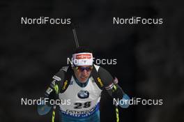 03.12.2016, Oestersund, Sweden, (SWE): Quentin Fillon Maillet (FRA) - IBU world cup biathlon, sprint men, Oestersund (SWE). www.nordicfocus.com. © Manzoni/NordicFocus. Every downloaded picture is fee-liable.