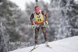 03.12.2016, Oestersund, Sweden, (SWE): Laura Dahlmeier (GER) - IBU world cup biathlon, sprint women, Oestersund (SWE). www.nordicfocus.com. © Manzoni/NordicFocus. Every downloaded picture is fee-liable.