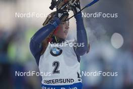 03.12.2016, Oestersund, Sweden, (SWE): Iryna Varvynets (UKR) - IBU world cup biathlon, sprint women, Oestersund (SWE). www.nordicfocus.com. © Manzoni/NordicFocus. Every downloaded picture is fee-liable.