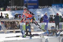 10.12.2016, Pokljuka, Slovenia (SLO): Simon Eder (AUT) -  IBU world cup biathlon, pursuit men, Pokljuka (SLO). www.nordicfocus.com. © Manzoni/NordicFocus. Every downloaded picture is fee-liable.
