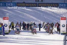 11.12.2016, Pokljuka, Slovenia (SLO): Event Feature: Start of mens relay -  IBU world cup biathlon, relay men, Pokljuka (SLO). www.nordicfocus.com. © Manzoni/NordicFocus. Every downloaded picture is fee-liable.