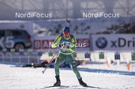 11.12.2016, Pokljuka, Slovenia (SLO): Sebastian Samuelsson (SWE) -  IBU world cup biathlon, relay men, Pokljuka (SLO). www.nordicfocus.com. © Manzoni/NordicFocus. Every downloaded picture is fee-liable.