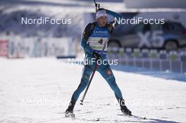 11.12.2016, Pokljuka, Slovenia (SLO): Simon Desthieux (FRA) -  IBU world cup biathlon, relay men, Pokljuka (SLO). www.nordicfocus.com. © Manzoni/NordicFocus. Every downloaded picture is fee-liable.