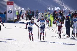 11.12.2016, Pokljuka, Slovenia (SLO): Erlend Bjoentegaard (NOR), Emil Hegle Svendsen (NOR), (l-r) -  IBU world cup biathlon, relay men, Pokljuka (SLO). www.nordicfocus.com. © Manzoni/NordicFocus. Every downloaded picture is fee-liable.