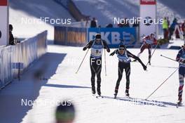 11.12.2016, Pokljuka, Slovenia (SLO): Serafin Wiestner (SUI), Jeremy Finello (SUI), (l-r) -  IBU world cup biathlon, relay men, Pokljuka (SLO). www.nordicfocus.com. © Manzoni/NordicFocus. Every downloaded picture is fee-liable.