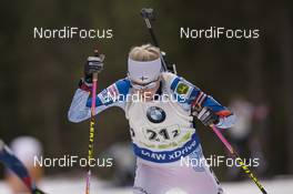11.12.2016, Pokljuka, Slovenia (SLO): Kaisa Makarainen (FIN) -  IBU world cup biathlon, relay women, Pokljuka (SLO). www.nordicfocus.com. © Manzoni/NordicFocus. Every downloaded picture is fee-liable.