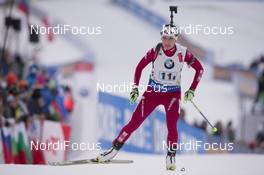 11.12.2016, Pokljuka, Slovenia (SLO): Darya Yurkevich (BLR) -  IBU world cup biathlon, relay women, Pokljuka (SLO). www.nordicfocus.com. © Manzoni/NordicFocus. Every downloaded picture is fee-liable.