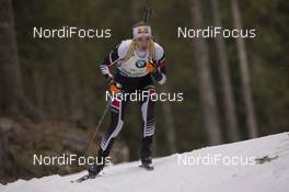 11.12.2016, Pokljuka, Slovenia (SLO): Fabienne Hartweger (AUT) -  IBU world cup biathlon, relay women, Pokljuka (SLO). www.nordicfocus.com. © Manzoni/NordicFocus. Every downloaded picture is fee-liable.