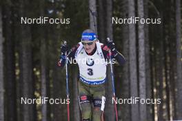09.12.2016, Pokljuka, Slovenia (SLO): Erik Lesser (GER) -  IBU world cup biathlon, sprint men, Pokljuka (SLO). www.nordicfocus.com. © Manzoni/NordicFocus. Every downloaded picture is fee-liable.