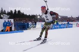 18.12.2016, Nove Mesto, Czech Republic (CZE): Benedikt Doll (GER) - IBU world cup biathlon, mass men, Nove Mesto (CZE). www.nordicfocus.com. © Manzoni/NordicFocus. Every downloaded picture is fee-liable.