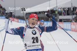 18.12.2016, Nove Mesto, Czech Republic (CZE): Ondrej Moravec (CZE) - IBU world cup biathlon, mass men, Nove Mesto (CZE). www.nordicfocus.com. © Manzoni/NordicFocus. Every downloaded picture is fee-liable.