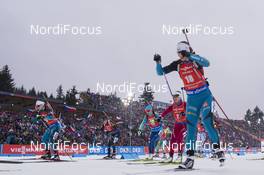 18.12.2016, Nove Mesto, Czech Republic (CZE): Anais Bescond (FRA) - IBU world cup biathlon, mass women, Nove Mesto (CZE). www.nordicfocus.com. © Manzoni/NordicFocus. Every downloaded picture is fee-liable.