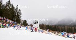 02.01.2016, Lenzerheide, Switzerland (SUI): athletes in the downhill   - FIS world cup cross-country, tour de ski, mass men, Lenzerheide (SUI). www.nordicfocus.com. © Felgenhauer/NordicFocus. Every downloaded picture is fee-liable.