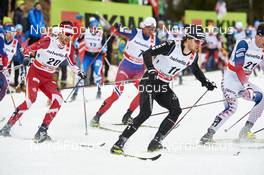 02.01.2016, Lenzerheide, Switzerland (SUI): Alex Harvey (CAN), Petter Northug (NOR), Roman Furger (SUI), Simeon Hamilton (USA), (l-r)  - FIS world cup cross-country, tour de ski, mass men, Lenzerheide (SUI). www.nordicfocus.com. © Felgenhauer/NordicFocus. Every downloaded picture is fee-liable.