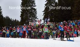 02.01.2016, Lenzerheide, Switzerland (SUI): coaches at the uphill   - FIS world cup cross-country, tour de ski, mass men, Lenzerheide (SUI). www.nordicfocus.com. © Felgenhauer/NordicFocus. Every downloaded picture is fee-liable.