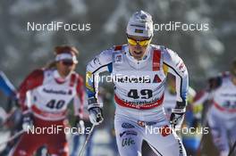 03.01.2016, Lenzerheide, Switzerland (SUI): Jens Burman (SWE) - FIS world cup cross-country, tour de ski, pursuit men, Lenzerheide (SUI). www.nordicfocus.com. © Felgenhauer/NordicFocus. Every downloaded picture is fee-liable.