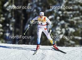 03.01.2016, Lenzerheide, Switzerland (SUI): Charlotte Kalla (SWE) - FIS world cup cross-country, tour de ski, pursuit women, Lenzerheide (SUI). www.nordicfocus.com. © Felgenhauer/NordicFocus. Every downloaded picture is fee-liable.