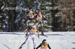 03.01.2016, Lenzerheide, Switzerland (SUI): Nicole Fessel (GER), Sandra Ringwald (GER), (l-r)  - FIS world cup cross-country, tour de ski, pursuit women, Lenzerheide (SUI). www.nordicfocus.com. © Felgenhauer/NordicFocus. Every downloaded picture is fee-liable.