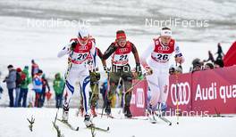 05.01.2016, Oberstdorf, Germany (GER): Alena Prochazkova (SVK), Lucia Anger (GER), Karolina Grohova (CZE), (l-r)  - FIS world cup cross-country, tour de ski, individual sprint, Oberstdorf (GER). www.nordicfocus.com. © Felgenhauer/NordicFocus. Every downloaded picture is fee-liable.