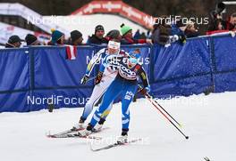 06.01.2016, Oberstdorf, Germany (GER): Ida Ingemarsdotter (SWE), Kerttu Niskanen (FIN), (l-r)  - FIS world cup cross-country, tour de ski, mass women, Oberstdorf (GER). www.nordicfocus.com. © Felgenhauer/NordicFocus. Every downloaded picture is fee-liable.