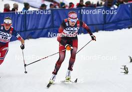 06.01.2016, Oberstdorf, Germany (GER): Kari Oeyre Slind (NOR), Teresa Stadlober (AUT), (l-r)  - FIS world cup cross-country, tour de ski, mass women, Oberstdorf (GER). www.nordicfocus.com. © Felgenhauer/NordicFocus. Every downloaded picture is fee-liable.