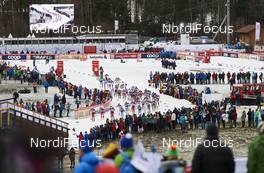 06.01.2016, Oberstdorf, Germany (GER): women's start   - FIS world cup cross-country, tour de ski, mass women, Oberstdorf (GER). www.nordicfocus.com. © Felgenhauer/NordicFocus. Every downloaded picture is fee-liable.