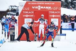 08.01.2016, Cortina-Toblach, Italy (ITA): Maurice Manificat (FRA),   - FIS world cup cross-country, tour de ski, 10km men, Cortina-Toblach (ITA). www.nordicfocus.com. © Felgenhauer/NordicFocus. Every downloaded picture is fee-liable.