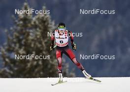 08.01.2016, Cortina-Toblach, Italy (ITA): Nathalie Schwarz (AUT) - FIS world cup cross-country, tour de ski, 5km women, Cortina-Toblach (ITA). www.nordicfocus.com. © Felgenhauer/NordicFocus. Every downloaded picture is fee-liable.