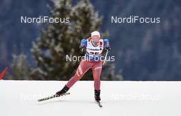 08.01.2016, Cortina-Toblach, Italy (ITA): Anna Povaliaeva (RUS) - FIS world cup cross-country, tour de ski, 5km women, Cortina-Toblach (ITA). www.nordicfocus.com. © Felgenhauer/NordicFocus. Every downloaded picture is fee-liable.