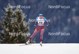 08.01.2016, Cortina-Toblach, Italy (ITA): Olga Repnitsyna (RUS) - FIS world cup cross-country, tour de ski, 5km women, Cortina-Toblach (ITA). www.nordicfocus.com. © Felgenhauer/NordicFocus. Every downloaded picture is fee-liable.