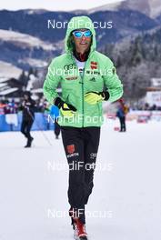 08.01.2016, Cortina-Toblach, Italy (ITA): Stefanie Boehler (GER), prepares for the race   - FIS world cup cross-country, tour de ski, 5km women, Cortina-Toblach (ITA). www.nordicfocus.com. © Felgenhauer/NordicFocus. Every downloaded picture is fee-liable.