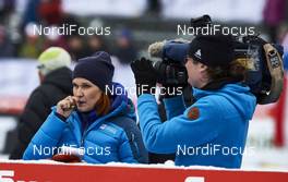 08.01.2016, Cortina-Toblach, Italy (ITA): finish tv team   - FIS world cup cross-country, tour de ski, 5km women, Cortina-Toblach (ITA). www.nordicfocus.com. © Felgenhauer/NordicFocus. Every downloaded picture is fee-liable.
