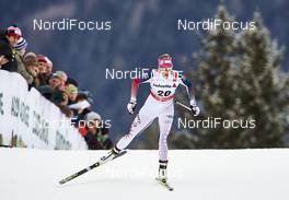 08.01.2016, Cortina-Toblach, Italy (ITA): Sadie Bjornsen (USA) - FIS world cup cross-country, tour de ski, 5km women, Cortina-Toblach (ITA). www.nordicfocus.com. © Felgenhauer/NordicFocus. Every downloaded picture is fee-liable.