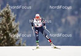 08.01.2016, Cortina-Toblach, Italy (ITA): Debora Agreiter (ITA) - FIS world cup cross-country, tour de ski, 5km women, Cortina-Toblach (ITA). www.nordicfocus.com. © Felgenhauer/NordicFocus. Every downloaded picture is fee-liable.