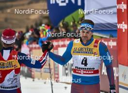 10.01.2016, Val di Fiemme, Italy (ITA): Sergey Ustiugov (RUS) - FIS world cup cross-country, tour de ski, final climb men, Val di Fiemme (ITA). www.nordicfocus.com. © Felgenhauer/NordicFocus. Every downloaded picture is fee-liable.